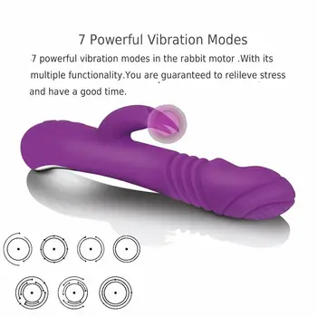 Apsildāmi AV Elastīgus Vibratori Pieaugušo Seksa Rotaļlietas, Mašīnas Lai Sieviete USB Lādējamu Dildo Vibrators G-spot Magic Wand Massager