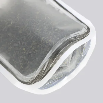 Eco Skaidrs, Plastmasas Maisus Konfektes Jar Somas Tējas Rāvējslēdzēju Somas Piecelties Kafijas Pupiņu Maisiņi Atkārtoti Ziplock Somas, Sadzīves Uzglabāšanas Somas