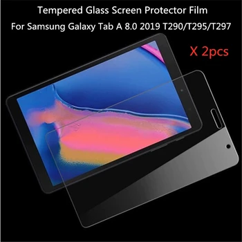 0.3 mm 9H 2gab Rūdīts Stikls Screen Protector For Samsung Galaxy Tab 8.0 2019 T290 T295 T297 SM-T290 SM-T295 Tablete Stikla Plēves
