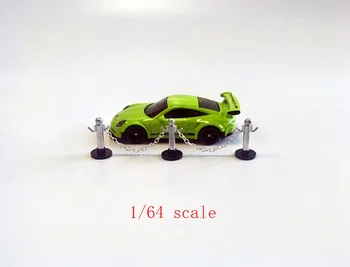 1:18 1:24 1:43 Skatuves dekorācijas Apkopes garāžas parādīt Automašīnas modelis aksesuārus Žogu modelis stieņi