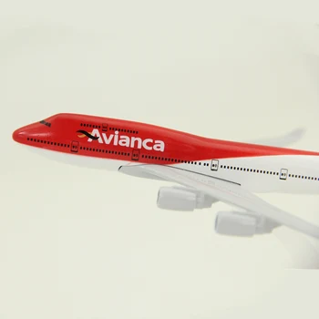 1:400 Mēroga 16cm ACES Kolumbija Avianca Boeing B747 Metāla Lējumiem Plaknes Modeli Airlines Lidmašīnas Gaisa kuģa Dāvanu Kolekcionējamus