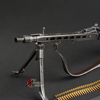 1/6 Mēroga MG42 Automātiskā Šautene Montāžas Pistoli Modelis Montāža Plastmasas otrā pasaules KARA Ierocis 1/6 Karavīrs Militārā Rotaļlietas DIY