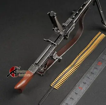 1/6 Mēroga MG42 Automātiskā Šautene Montāžas Pistoli Modelis Montāža Plastmasas otrā pasaules KARA Ierocis 1/6 Karavīrs Militārā Rotaļlietas DIY