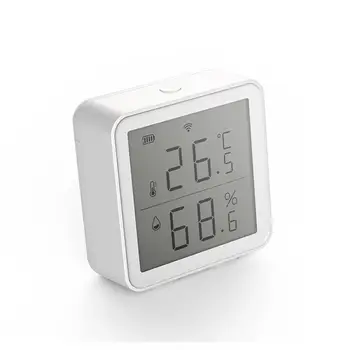 1/8pcs WIFI temperatūras un mitruma sensors, smart mājas iekštelpu saprātīga saikne temperatūras un mitruma nestandarta sensors