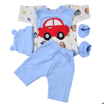 1 iestatiet drēbes, bērnu lelles bebe atdzimis meitene zēns lelles apģērbu kleita Romper derīgas 50-55cm lelle, apģērbs, rotaļlietas, dāvanu