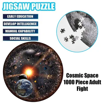 1000 Gab. Telpu, Visumu Jigsaw Puzzle Rotaļlieta Kārta Izglītojošas Spēles Dāvanu Montāža Pieaugušajiem M09