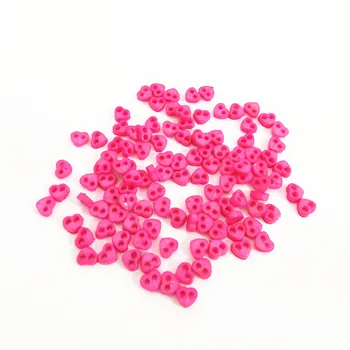 1000pcs 12 Krāsas 4mm Mini Tiny Sirds 2 Caurumi Pogām Plastmasas Šūšana Leļļu Apģērbs Pogu Scrapbooking Izrotājumu Cardmaking