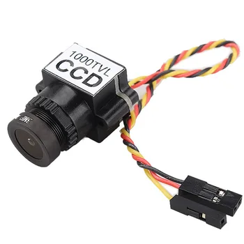 1000TVL 1/3 CCD 110 Grādu 2.8 mm Objektīvs Mini FPV Kamera NTSC PAL Ieslēdzamas Par FPV Kameru Dūkoņa