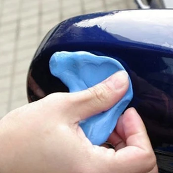 100g Zilā Burvju Auto Mazgāšana Tīrīšana Māls Auto Māla Bārs Detalizējot Mazgāt Tīrāku Dūņas Noņemšanas Sūkļi, Auto Tīrītājs