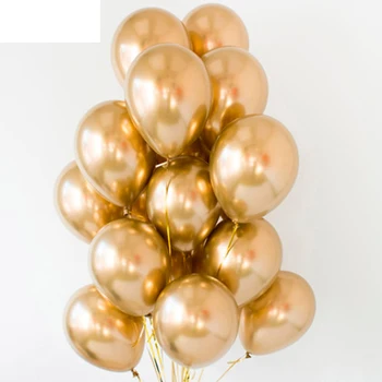 100gab 12inch 2.8 g Bieza Metāla Pērle Chrome Lateksa Baloni Happy Birthday Puse Rotājumi Bērniem, Kāzas, Hēlijs, Gaisa Ballon