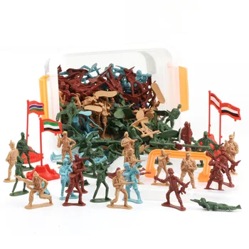 100gab Nostalgic Rotaļlietas Bērniem otrā Pasaules Kara Karavīra Komplektu Darbības Rādītāji Karavīri Skaitļi Modeļi Bērnu Izglītības Rotaļlietas, Dāvanas