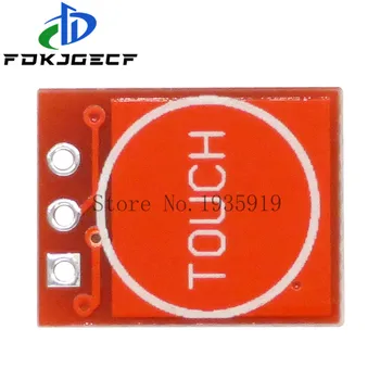 100GAB TTP223 Touch pogu Modulis Kondensatora tipa atsevišķu Kanālu Automātiskā Bloķēšanas slēdža sensoru Touch
