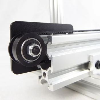 100pcs/daudz vairumtirdzniecība Augstas precizitātes CNC Delrin gluda Idler Trīsi Stūre v-slots dzelzceļu,3D printera daļas