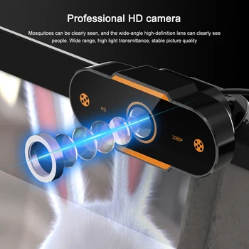 1080P HD Webcam Web Kameru, iebūvētu HD Mikrofons 1600x1200 USB Spraudni Web Cam Platekrāna Video Uz Datora, DATORU, Klēpjdatoru веб камер