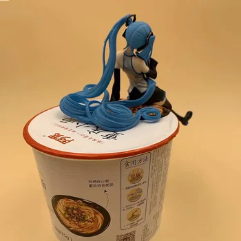 10cm Anime Rīcības Attēls Rotaļlietas Hatsune PVC Japāņu Miku Lelle Gatavās Preces Dāvanu Anime Modelis Rotaļlietas Meitenēm Darbības Rādītāji Lelle