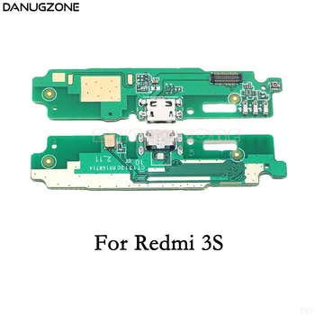 10PCS/Daudz Xiaomi Redmi 3 3S USB Maksas Valdes Uzlādes Doks Jack Ostas Plug Connector Flex Cable