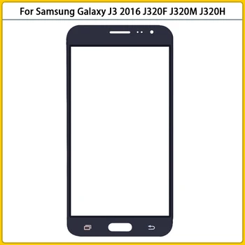 10Pcs Jaunu J320 Touch Screen Samsung Galaxy J3 2016 J320F J320M J320H J320FN Touch Panel Digitizer Sensors LCD Priekšējā Stikla