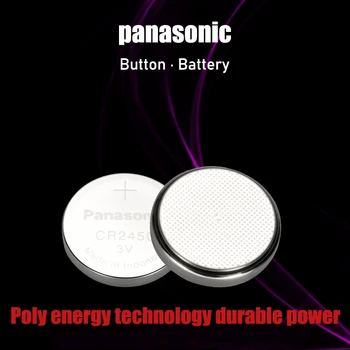 10PCS Panasonic 3 V 550mAh Li-ion Akumulators Skatīties CoCells Pogu Baterijas CR2450 DL2450 BR2450 LM2450 KCR5029 Pāļi Bouton
