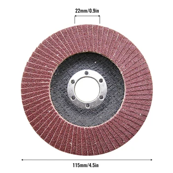 10Pcs Profesionālās Slīpēšana Atloka Disks Slīpēšanas Diska Smiltis Asorti Alumīnija Oksīda Slīpēšanas Flap Wheels Otiņu Smiltis, Rotējošie Instrumenti,