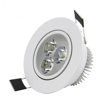 10pcs Super Spilgti Padziļinājumā Aptumšojami LED Downlight CREE 9W 12W 15W 21W LED Spot gaismas LED Recessede Griestu Lampa AC 110V, 220V