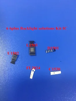 10set(90pcs) iPhone 6 6plus Apgaismojums Komplekts IC U1502+spole L1503 +diode D1501 +C1530 c1531 C1505 filtrs FL2024-25 26