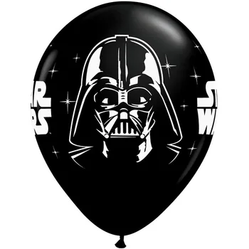 12 Collu Black White Star Wars Lateksa Baloni Pirātu Tēmu, Filmas Fani Partijas Apdare Dzimšanas Dienas Svinības Piederumi Bērniem, Rotaļlietas, Bumbas