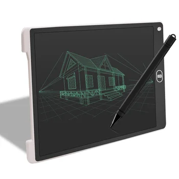 12 Collu LCD Rakstiski Tabletes Portatīvie LCD Zīmēšanas Tablete Rokraksta biznesa Pad Zīmējumu, Grafikas Rokraksta Elektronisko Pad