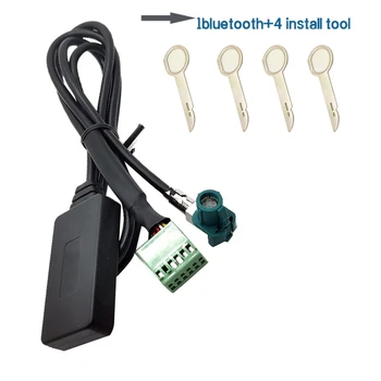 12 Pin 12V Automašīnas Bezvadu AUX Bluetooth 5.0 Adapteris Rokās Bezmaksas Auto Bluetooth Automašīnas Komplekts o Kabelis A3 A4 B8 B6, A6 C6 B7 C6