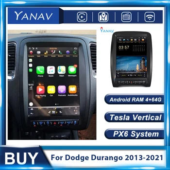 128GB PX6 Android Stereo atskaņotāju Auto Radio Dodge Durango 2013-2021 Auto GPS Navigācijas Video Head Unit Multimediju Atskaņotājs
