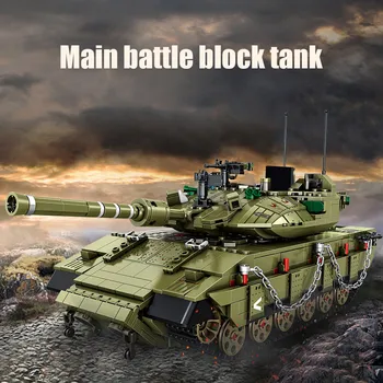 1730Pcs Militāro MK4 Galvenais Kaujas Tanks Modeļa Pilsētas Celtniecības Bloki WW2 Armijas Karavīrs, Skaitļi Ķieģeļi Rotaļlietas Bērniem Zēni