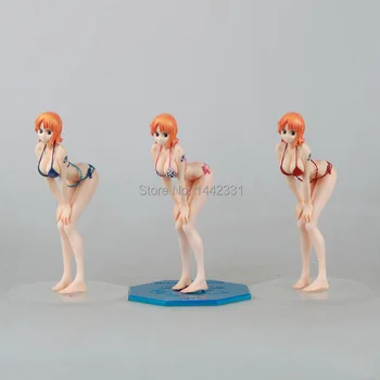 18 cm Sexy Hip Viens Gabals Nami Rozā Peldkostīms Sarkanā, Zilā apakšveļa Ver PVC Rotaļlietas brinquedos anime Rīcības Attēls Kolekcija