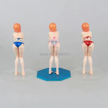 18 cm Sexy Hip Viens Gabals Nami Rozā Peldkostīms Sarkanā, Zilā apakšveļa Ver PVC Rotaļlietas brinquedos anime Rīcības Attēls Kolekcija