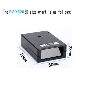 1D Lāzera Auto-indukcijas svītrkodu skenera moduli zemas jaudas svītrkodu lasītāja modulis ar ilgi pārraides USB RS232 TTL interfeiss