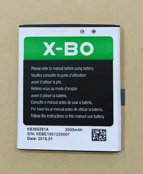 1gb augstas kvalitātes KB365462A 2200/3000mAh akumulators X-BO XBO V3+ Mobilo Telefonu Rezerves Akumulators +Izsekošanas Kods