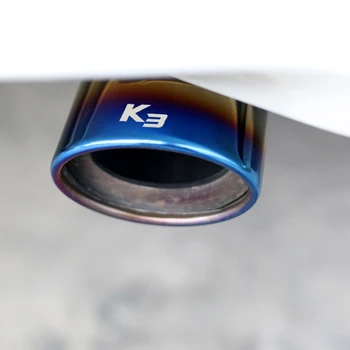 1gb Auto Piederumi KIA K3 Forte 2017 2018 Auto Auto Nerūsējošā tērauda Izplūdes Padoms Muffler Cauruļu Pārsegi