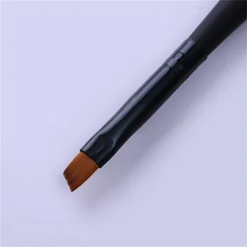 1Pc Melns Rokturis Nagu Izdrukāt Pildspalvas Akrila Nagu Mākslas Otu UV Gēla Nagu Mākslas Otu Otas Zīmēšanai Nagu Rīks