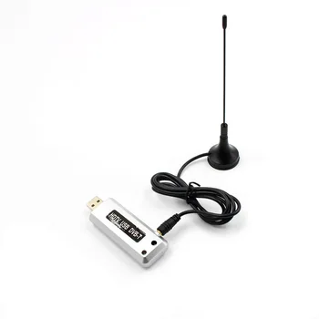 1pc USB 2.0 DVB-T Digitālās TELEVĪZIJAS Uztvērējs HDTV Uztvērējs Dongle Stick Antenas INFRASARKANO staru Tālvadības