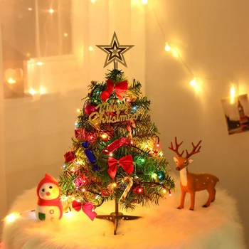 1Set 50cm Ziemassvētku Eglītes Ar LED Mirdzums Gaismas Ziemassvētku Rotājumi Mājās Ar Dāvanu, Rotājumu Noel Jauno Gadu Eglīte Navidad