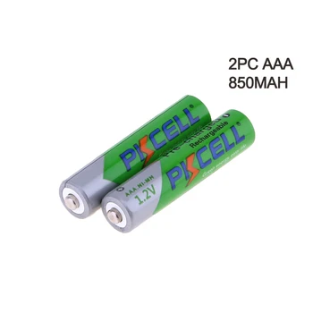 2/4/8/12/28/50gab PKCELL AAA Baterijas 3A 1.2 V Ni-MH AAA Uzlādējamās Akumulatoru Baterijas zema sevis, kas izvada aaa Akumulatoru 850mAh