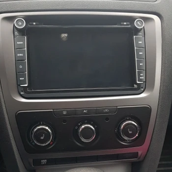 2 Din Auto Pielāgošanas Fascijas piemērots Skoda Octavia o Fascijas Stereo Radio, DVD, CD Panelis Dash Mount Apdares Komplekts Rāmis Stereo Panelis