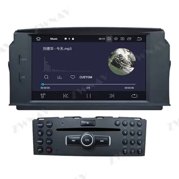 2 din MERCEDES BENZ C Klases C180/C200/C230 W204 Android 10 atskaņotāju, video, audio, Radio, GPS IPS navigācijas vadītājs vienību auto stereo