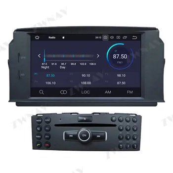2 din MERCEDES BENZ C Klases C180/C200/C230 W204 Android 10 atskaņotāju, video, audio, Radio, GPS IPS navigācijas vadītājs vienību auto stereo