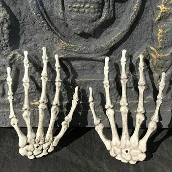 2 gab Galvaskausa Skelets Rokas Kaulu Halloween Dekorēšanai Cilvēka Anatomijas kaulu Skeleta Modelis, Medicīnas Mācīties Atbalsta Anatomija mākslas skice