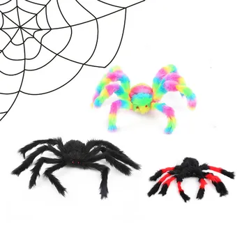 200cm Halloween Prop Haunted House Dekoru Matains Giant Spider Apdare Puse, Svētku Rotājumi Spider