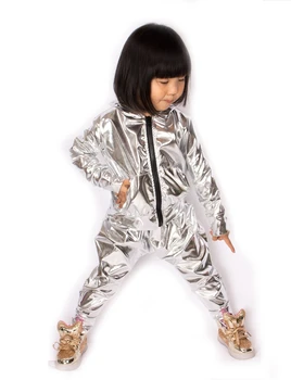 2017 Jaunu Modes Bērni Harēma Hip Hop Deju Bikses, Bērnu Apģērbs Treniņbikses Darbības Tērpi Bērnu sporta Sudraba bikses