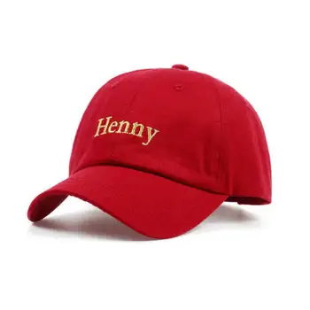 2018 jaunu zīmolu Augstas Kvalitātes Henny reperis tētis, cepure, regulējams beisbola cepure hip hop snapback golfa klp sievietes vīrieši trucker kauliem