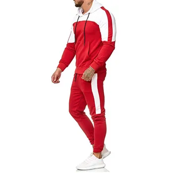 2018 nuevo camuflaje impreso hombres casuales Raibs chaqueta hombres chaqueta de 2 piezas chandal ropa deportiva sudaderas