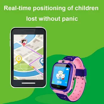 2019 Jauns Bērnu Smart Ūdensizturīgs Skatīties, Anti-zaudēts Mazulis rokas Pulkstenis Ar LBS Pozicionēšanas un SOS Funkciju Android un IOS