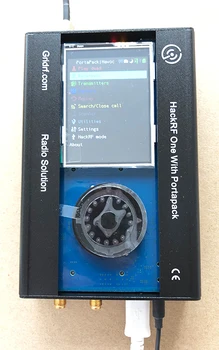 2019 Jaunā Versija PORTAPACK Par HACKRF VIENU 0.5 ppm TCXO Pulkstenis Metāla Gadījumā SDR Software defined Radio Offline GPS Simulators H053