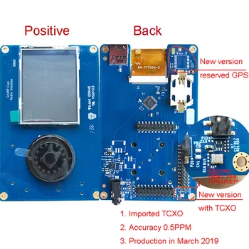 2019 Jaunā Versija PORTAPACK Par HACKRF VIENU 0.5 ppm TCXO Pulkstenis Metāla Gadījumā SDR Software defined Radio Offline GPS Simulators H053